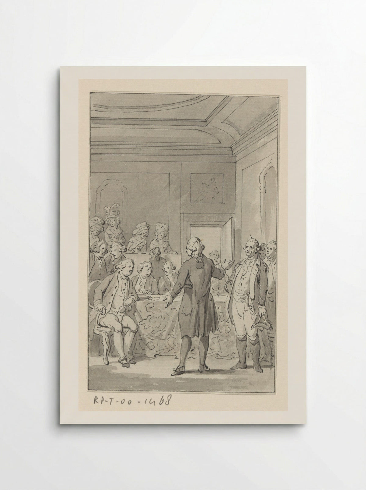 Reception of the First Dutch Envoy in the American Senate, 1783 - Jacobus Buys - Poster