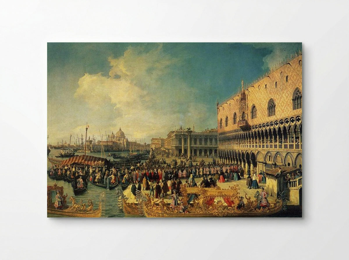 Reception of the Imperial Ambassador at the Doge's Palace - Canaletto - Poster