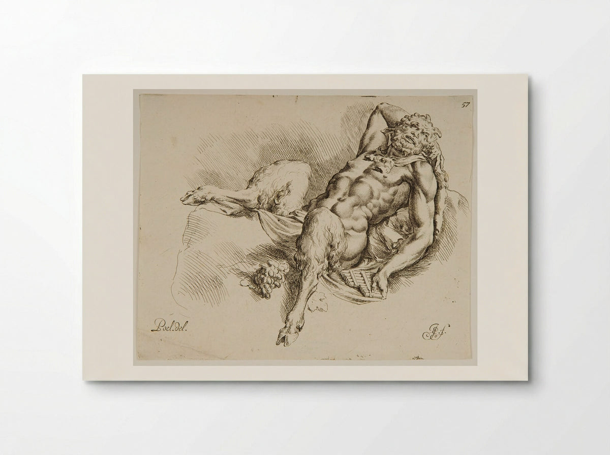 Reclining Pan - Jan de Bisschop - Poster