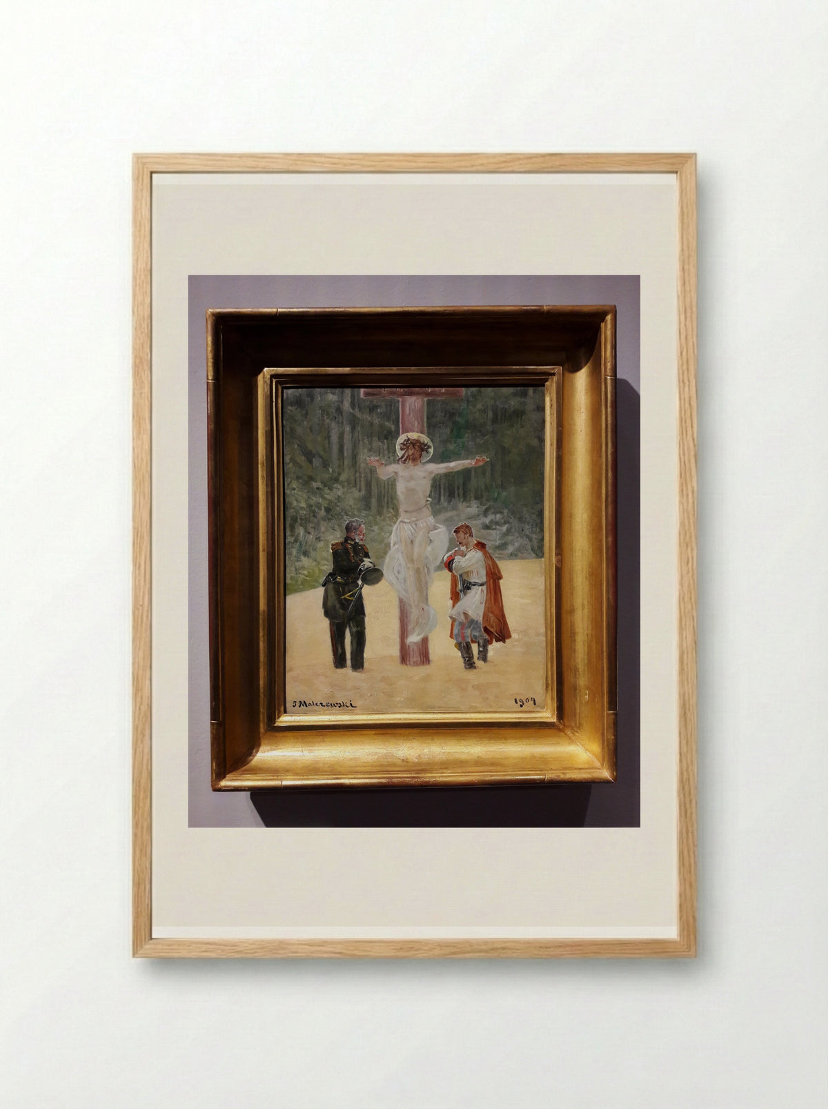 Reconciliation - Jacek Malczewski - Framed Print Wood
