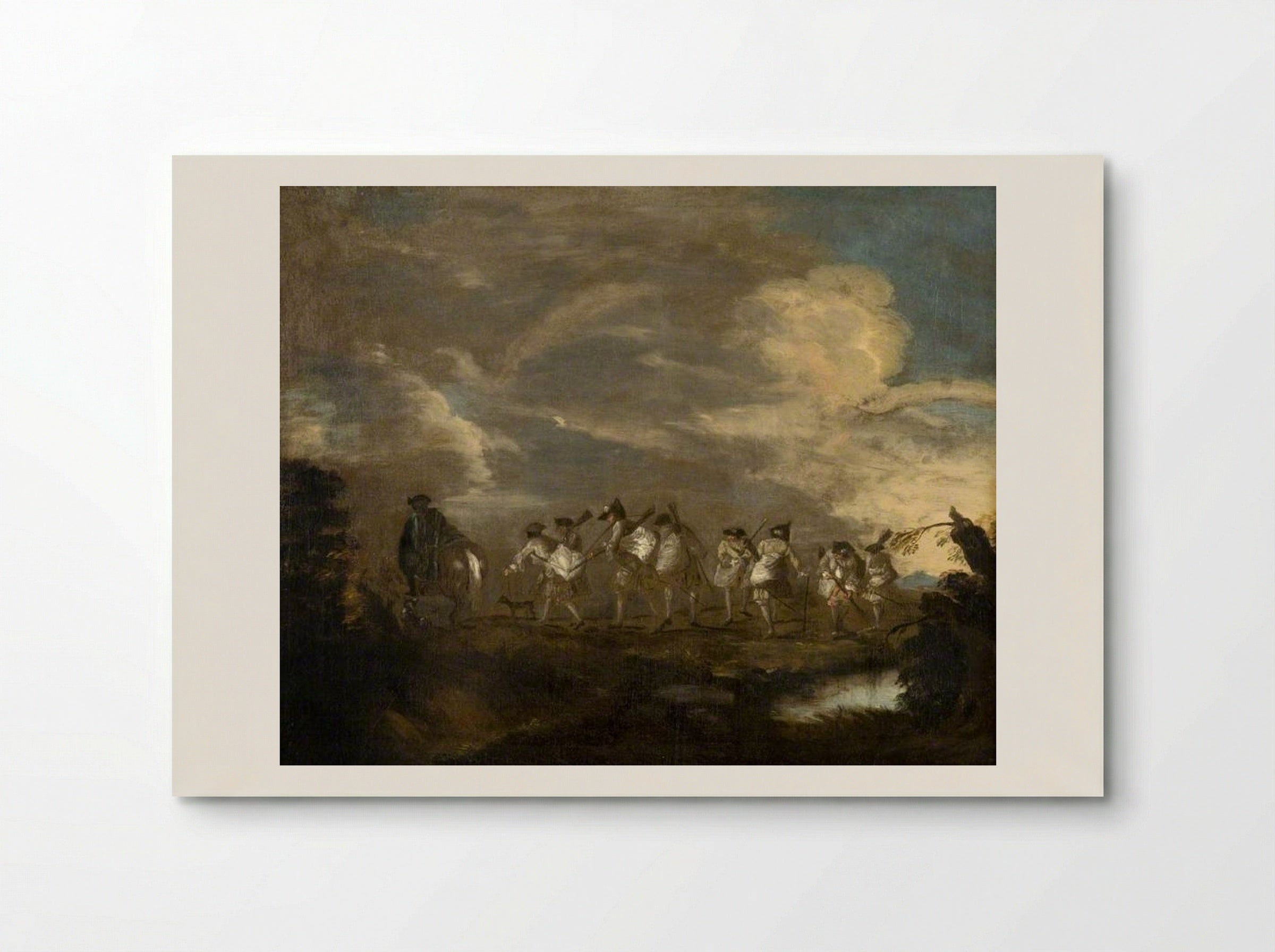 Recruits Going to Join the Regiment - Jean-Antoine Watteau - Poster