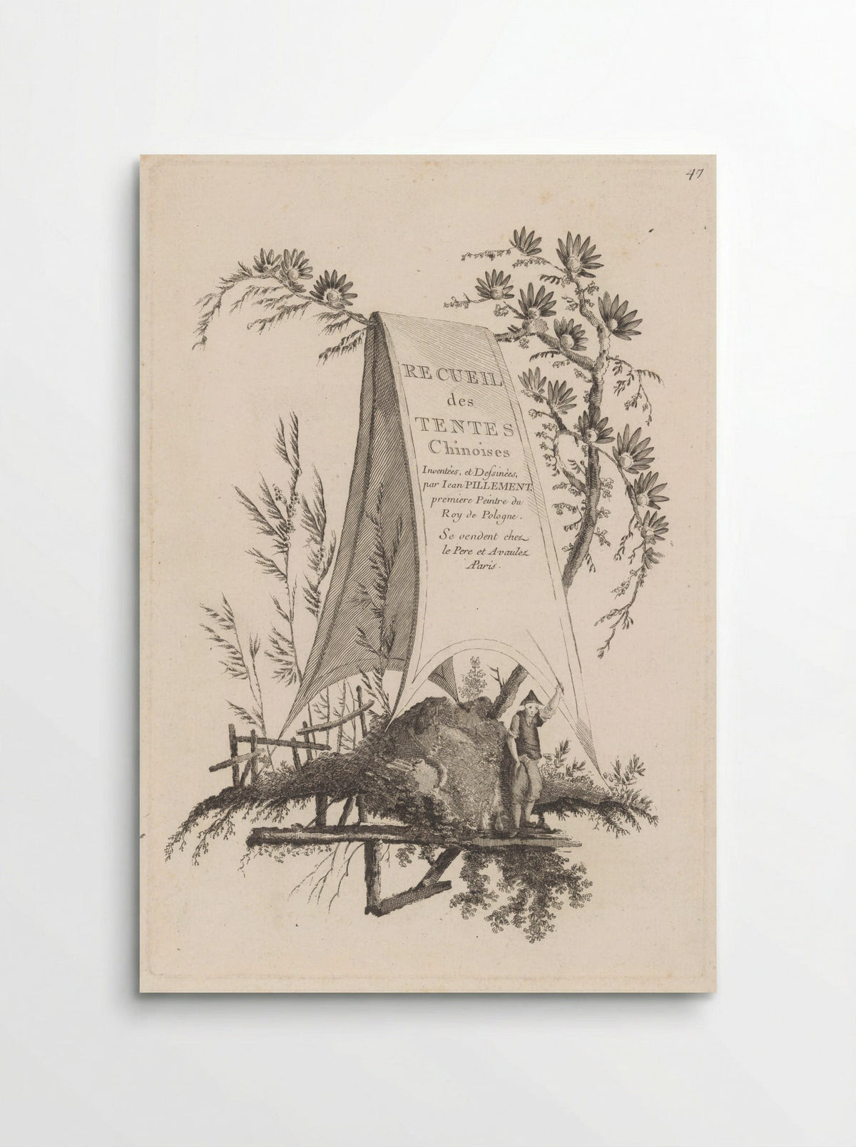 Recueil des Tentes Chinoises - Jeanne Deny - Poster