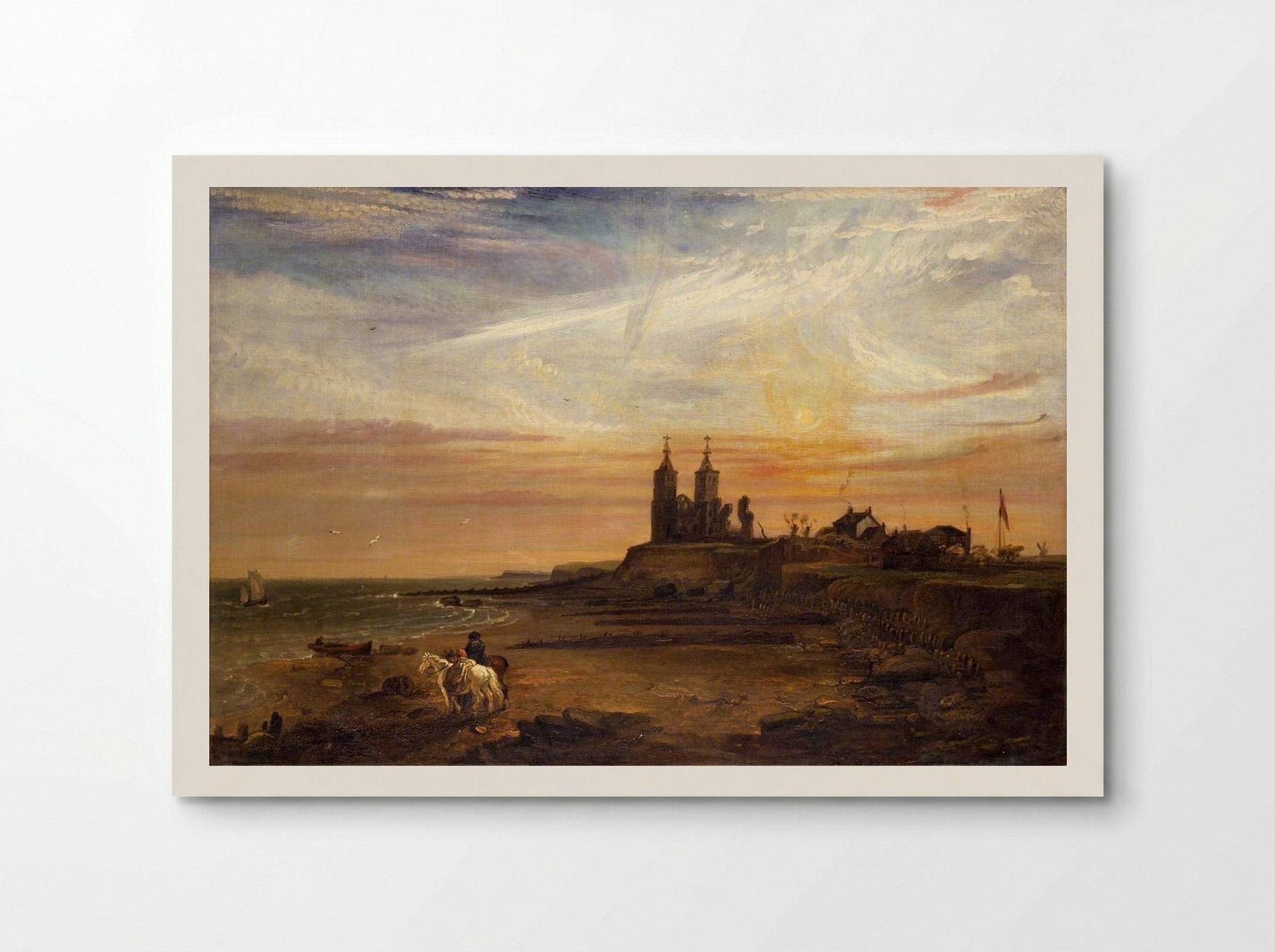 Reculver Church, Isle of Thanet, Kent - James Ward - Poster