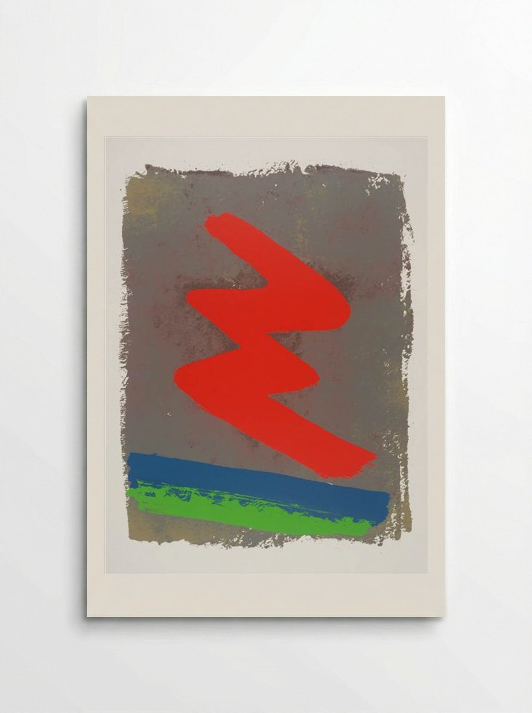 Red M - Jack Bush - Poster