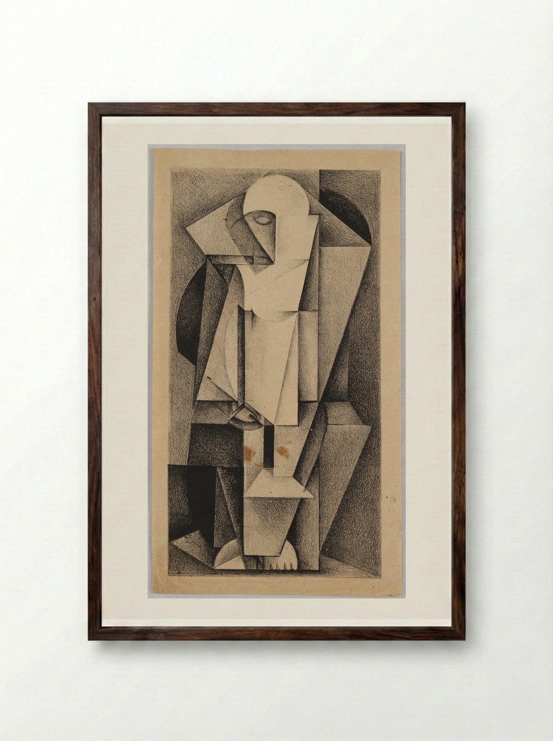 Red Man - Gustavs Klucis - Framed Print Dark Wood