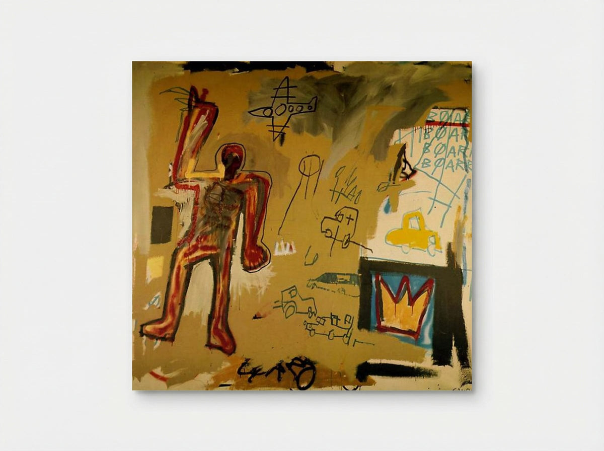 Red Man - Jean-Michel Basquiat - Poster