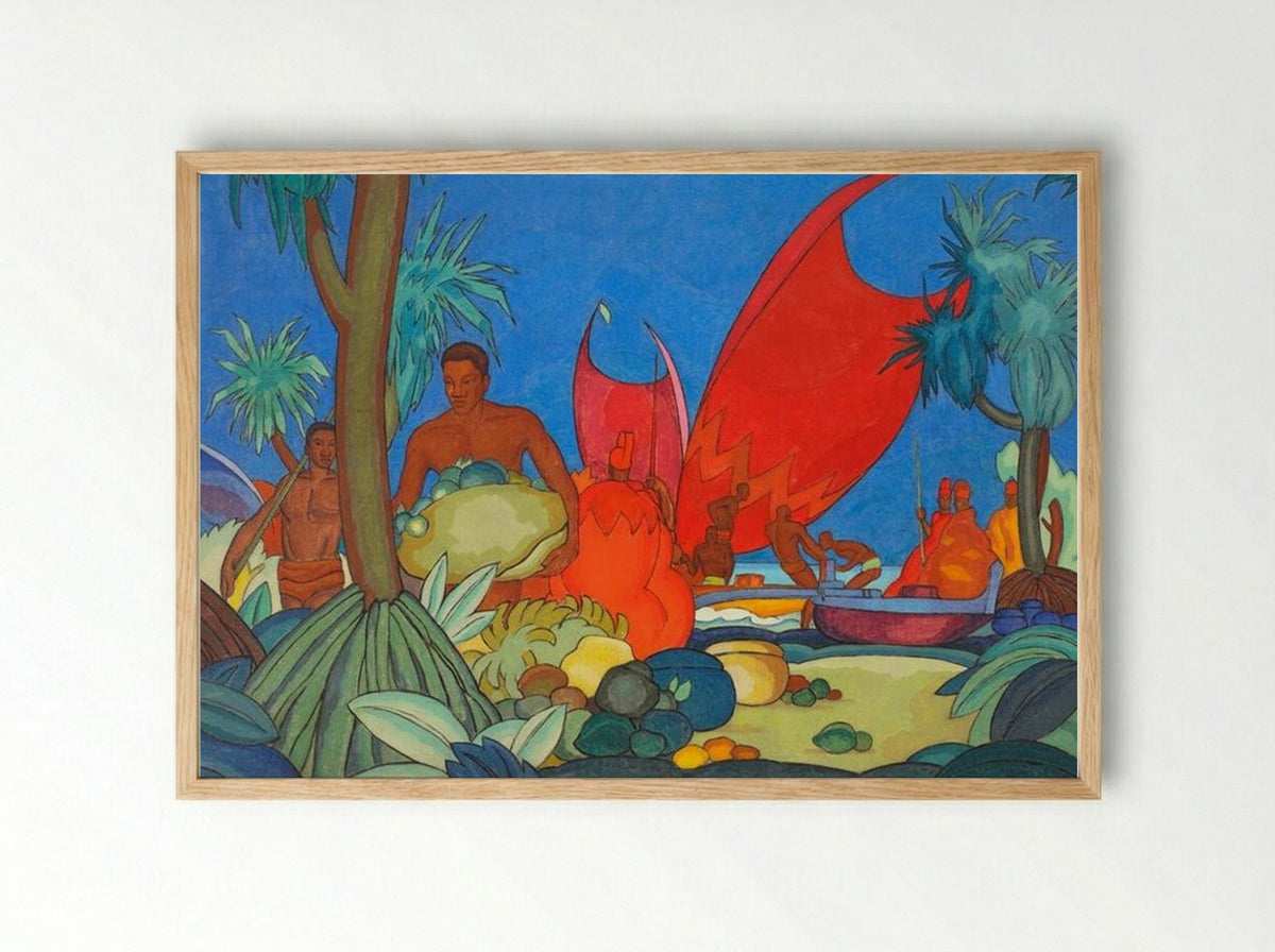 Red Sails - Arman Manookian - Framed Print Wood