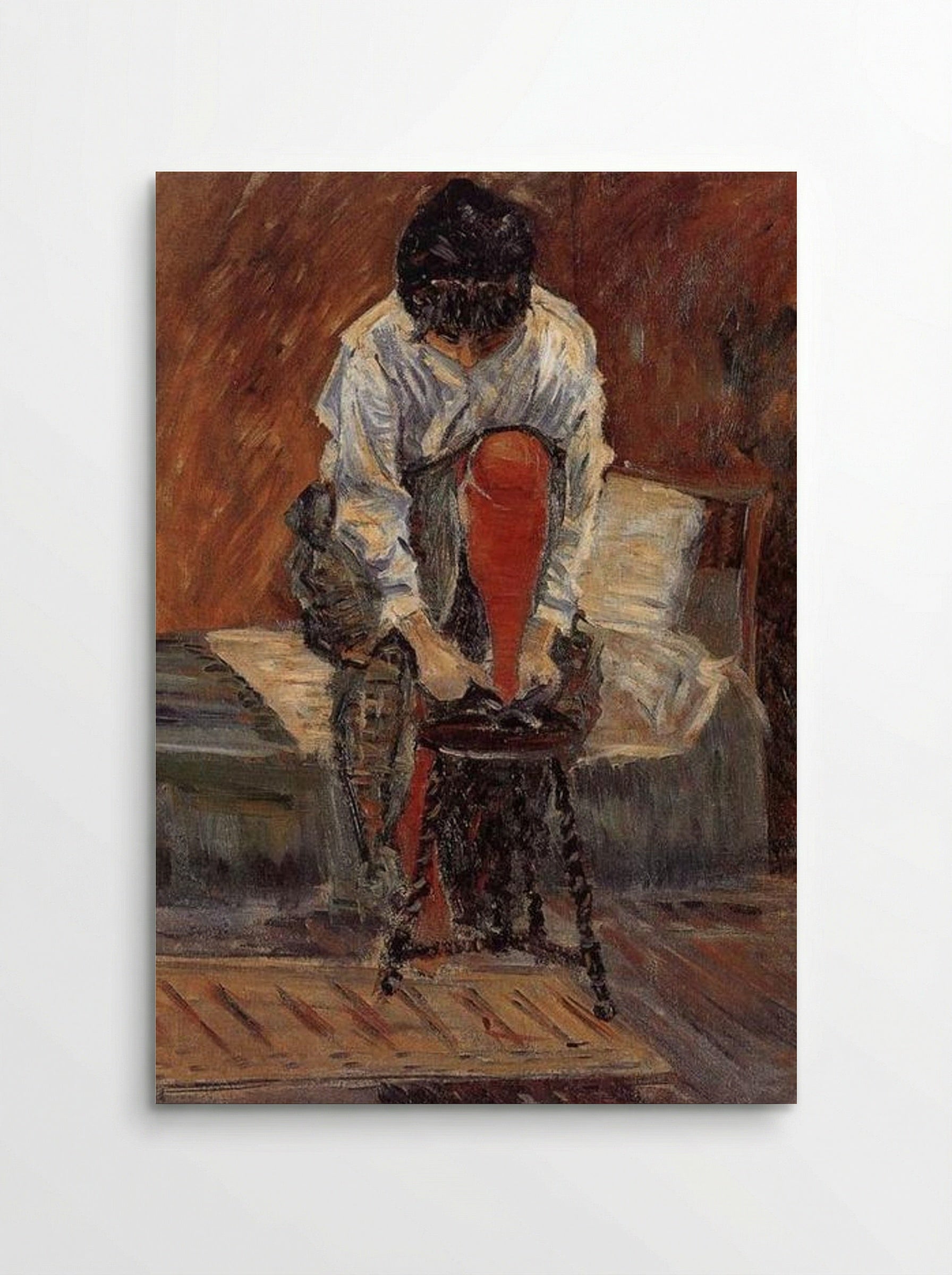 Red Silk Stockings - Paul Signac - Poster