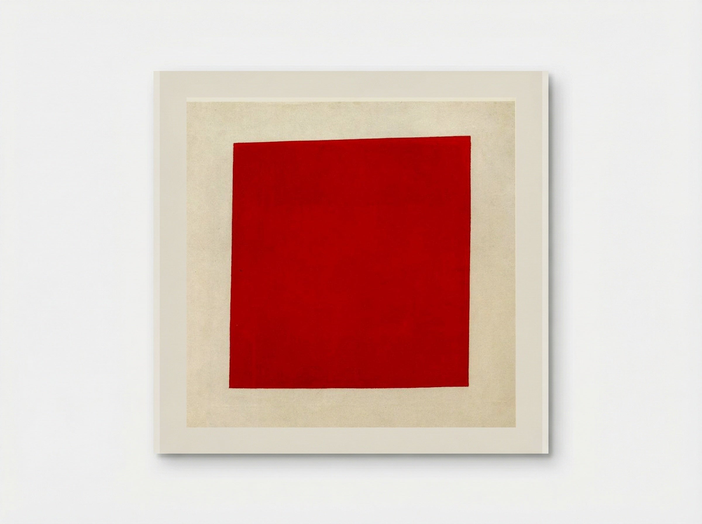 Red Square: Painterly Realism of a Peasant Woman in Two Dimensions - Kazimir Malevich - Poster
