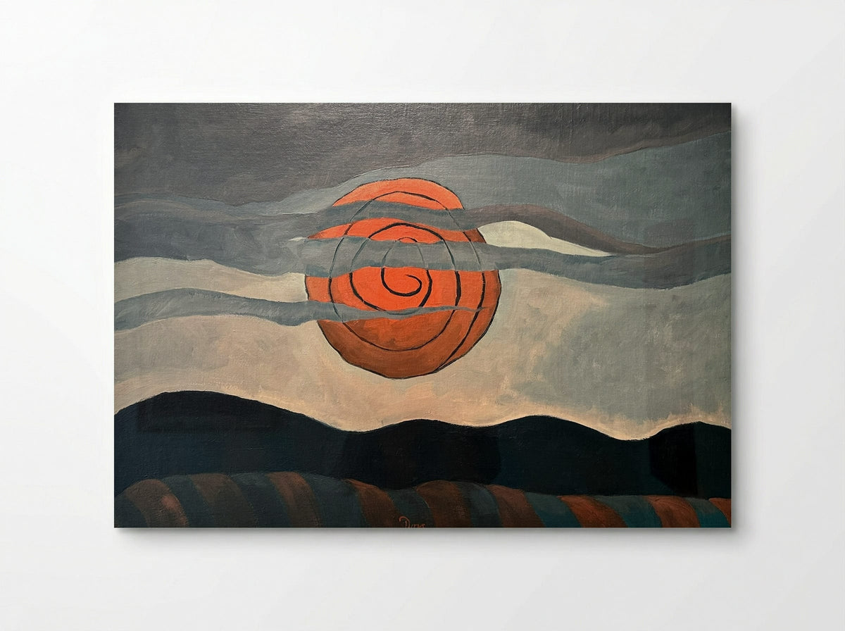 Red Sun - Arthur Dove - Poster