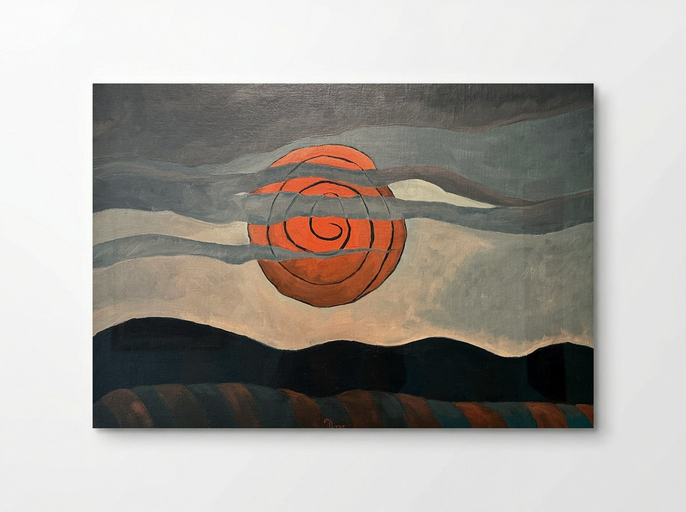 Red Sun - Arthur Dove - Poster