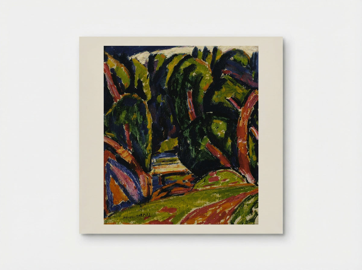 Red Tree - Marsden Hartley - Poster