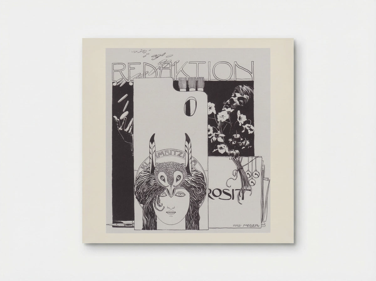 Redaktion (Editorial Office) - Koloman Moser - Poster