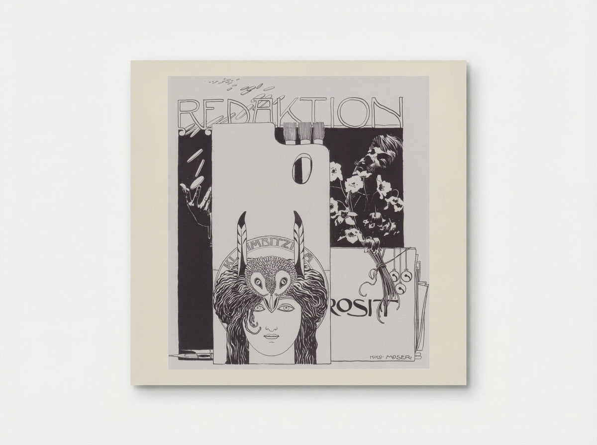 Redaktion (Editorial Office) - Koloman Moser - Poster
