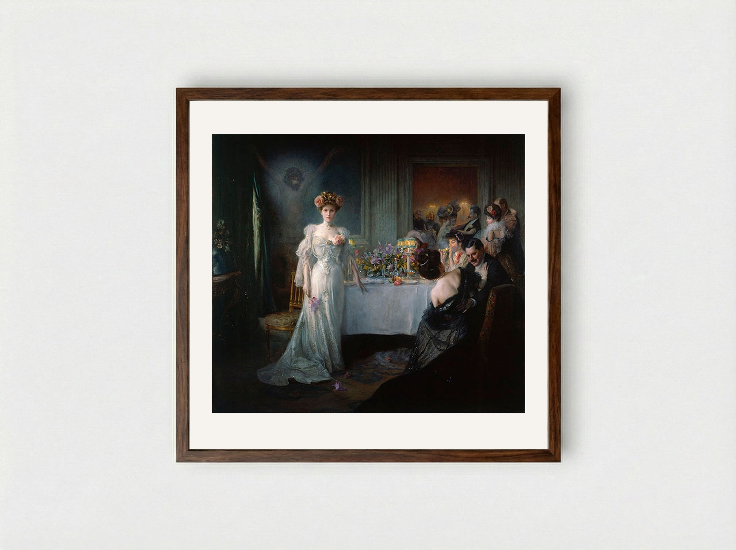 Redemption - Julius LeBlanc Stewart - Framed Print Dark Wood