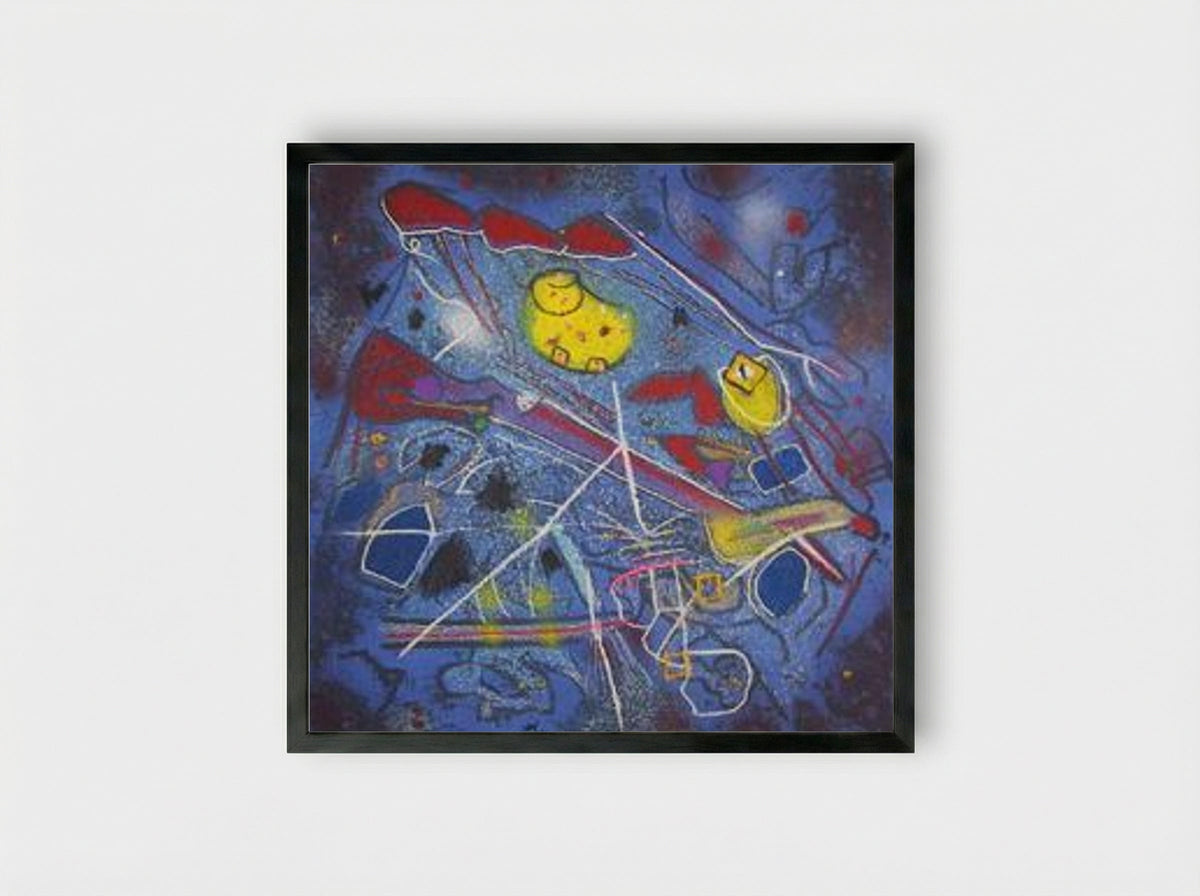 Redness of Blue - Roberto Matta - Framed Print Black