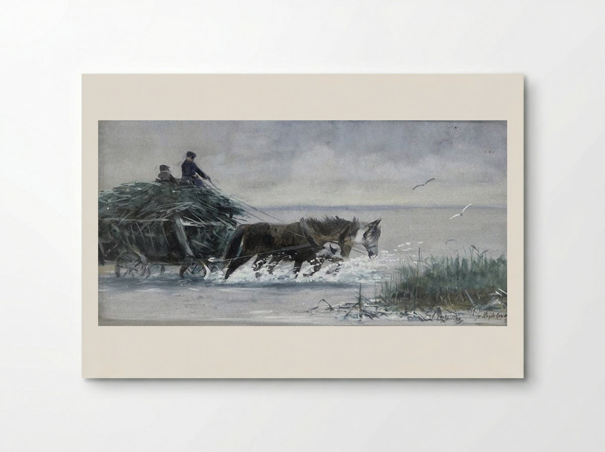 Reed Harvest - Richard Friese - Poster