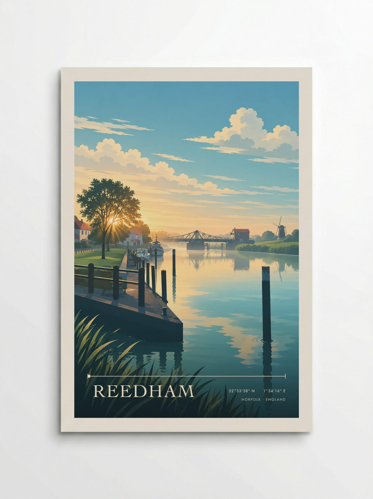 Reedham, Norfolk | Travel Poster - Poster