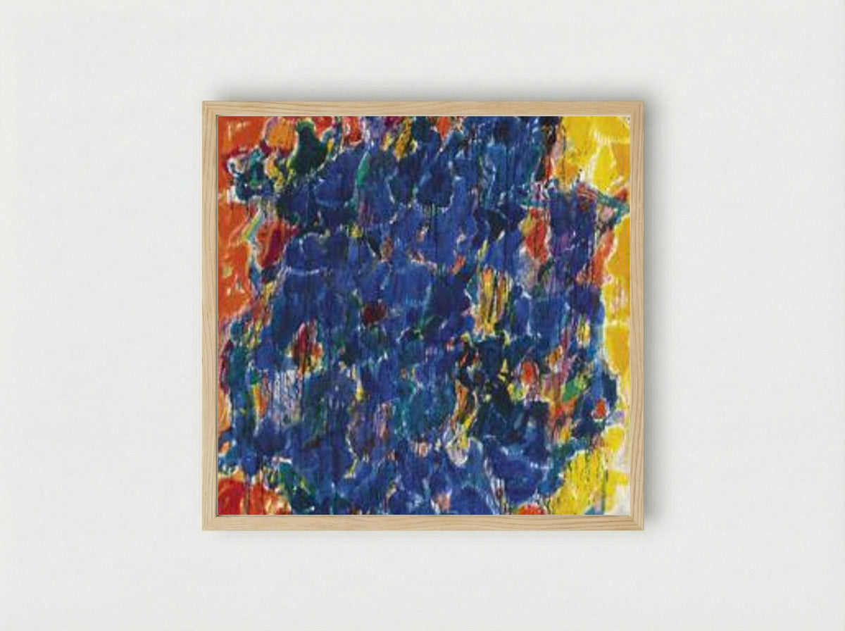 Reefs - Sam Francis - Framed Print Wood