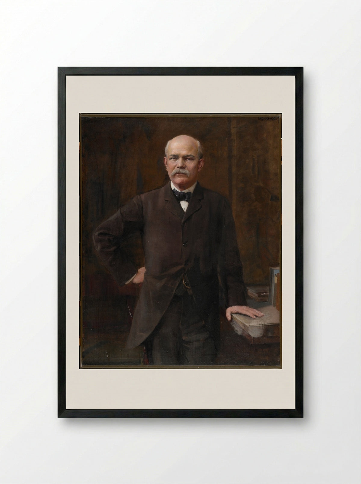 Reginald Heber Fitz - Ignaz Marcel Gaugengigl - Framed Print Black
