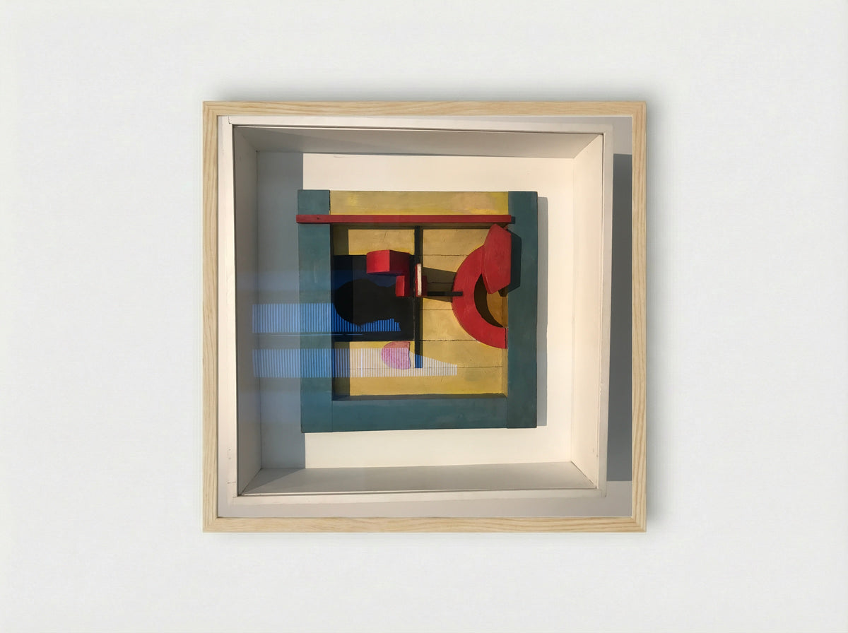 Relief in Relief - Kurt Schwitters - Framed Print Wood