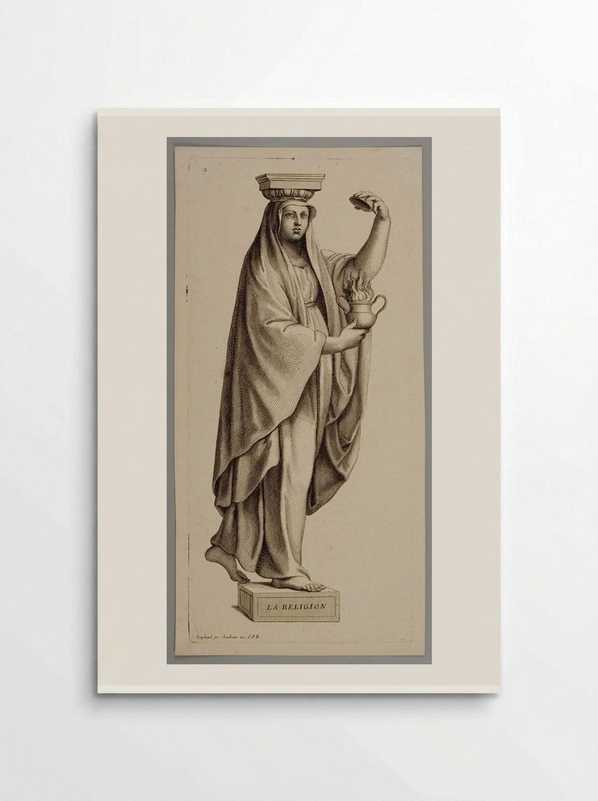 Religion (After Raphael) - Gérard Audran - Poster