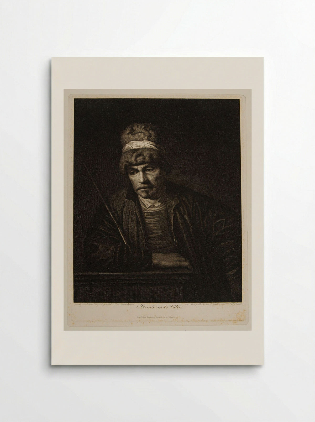 Rembrandt's Father - Moritz Kellerhoven - Poster
