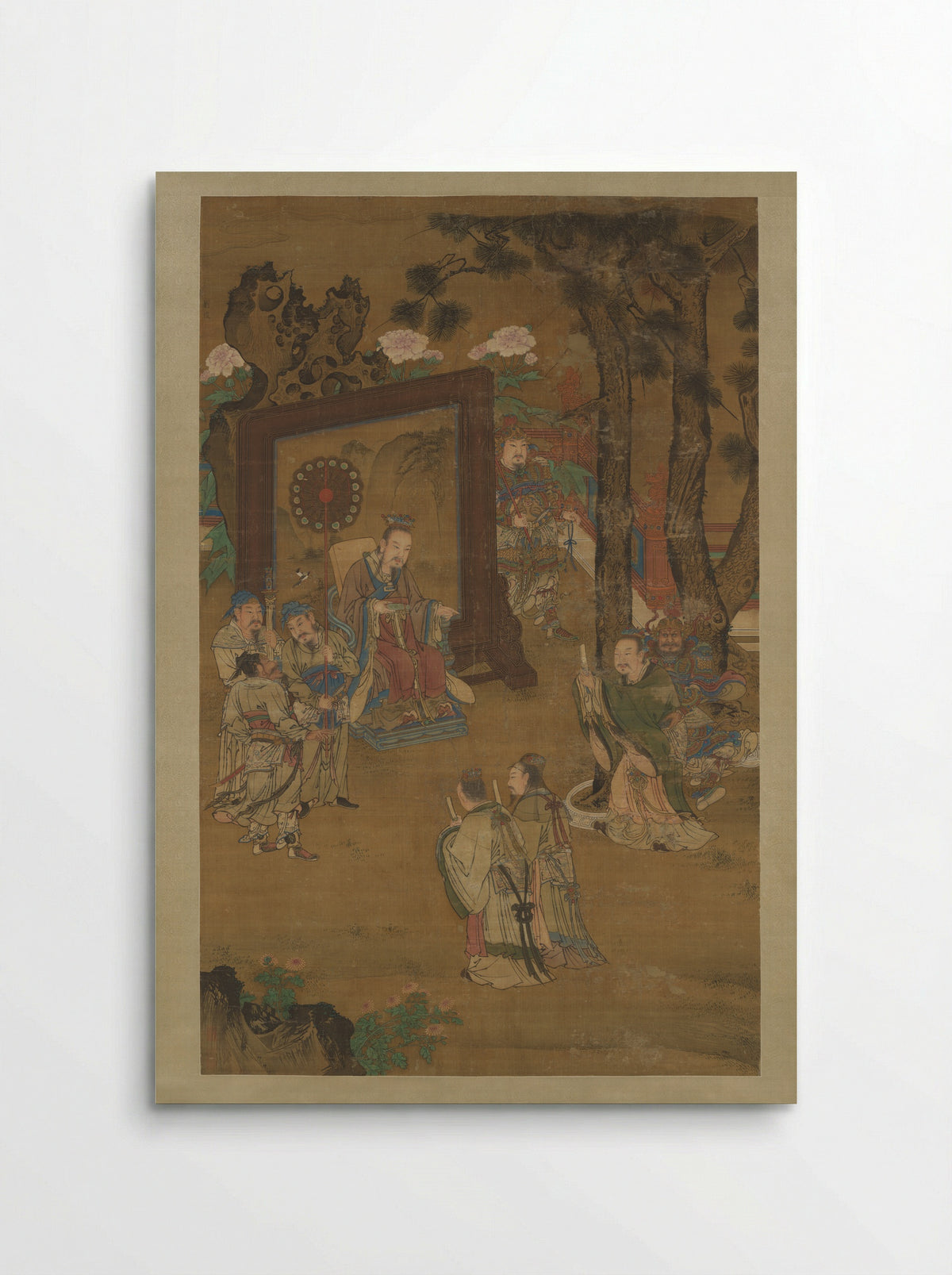 Remonstrating with the Emperor - Liu Jun - Poster