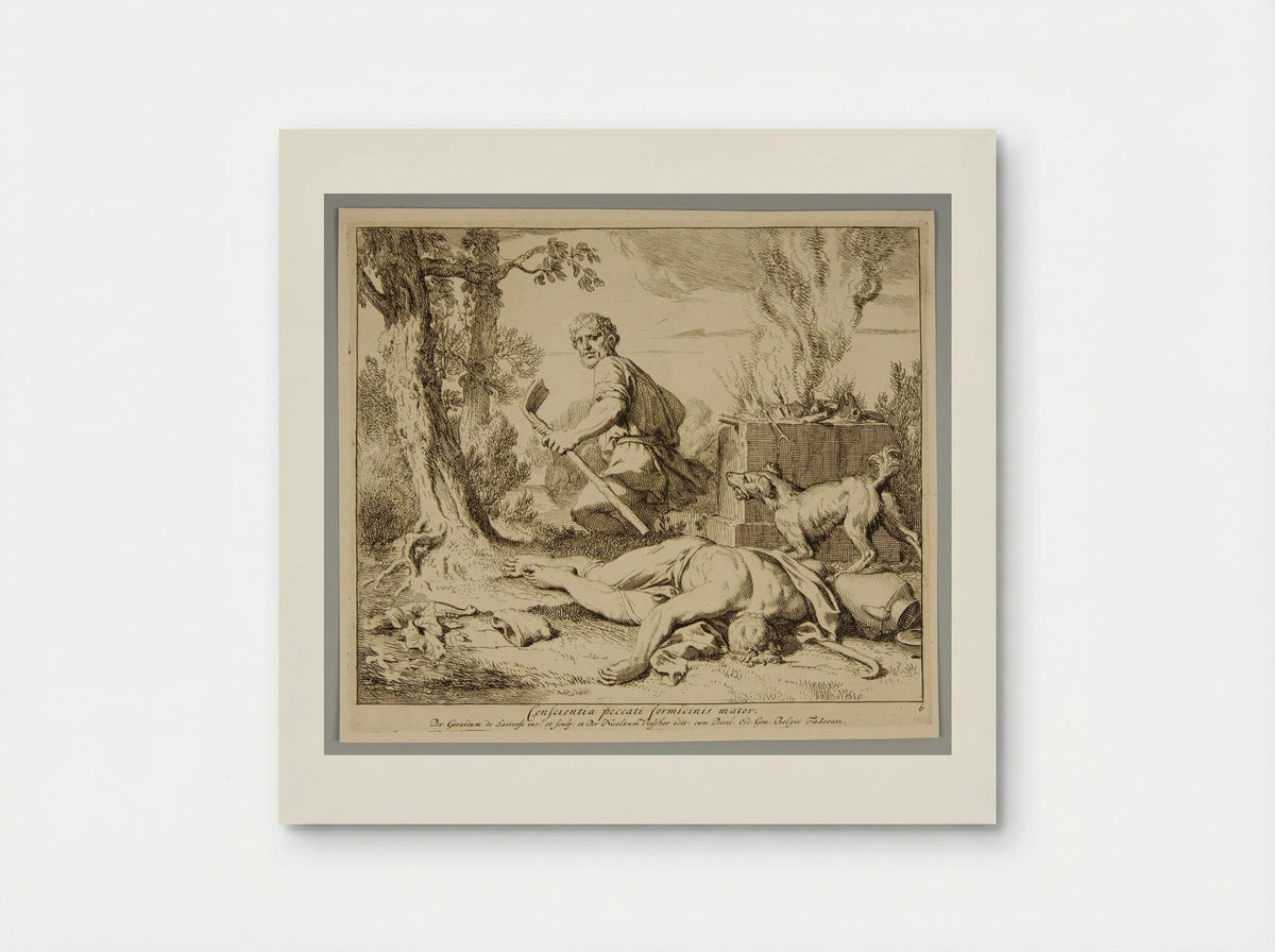 Remorses of Cain - Gérard de Lairesse - Poster
