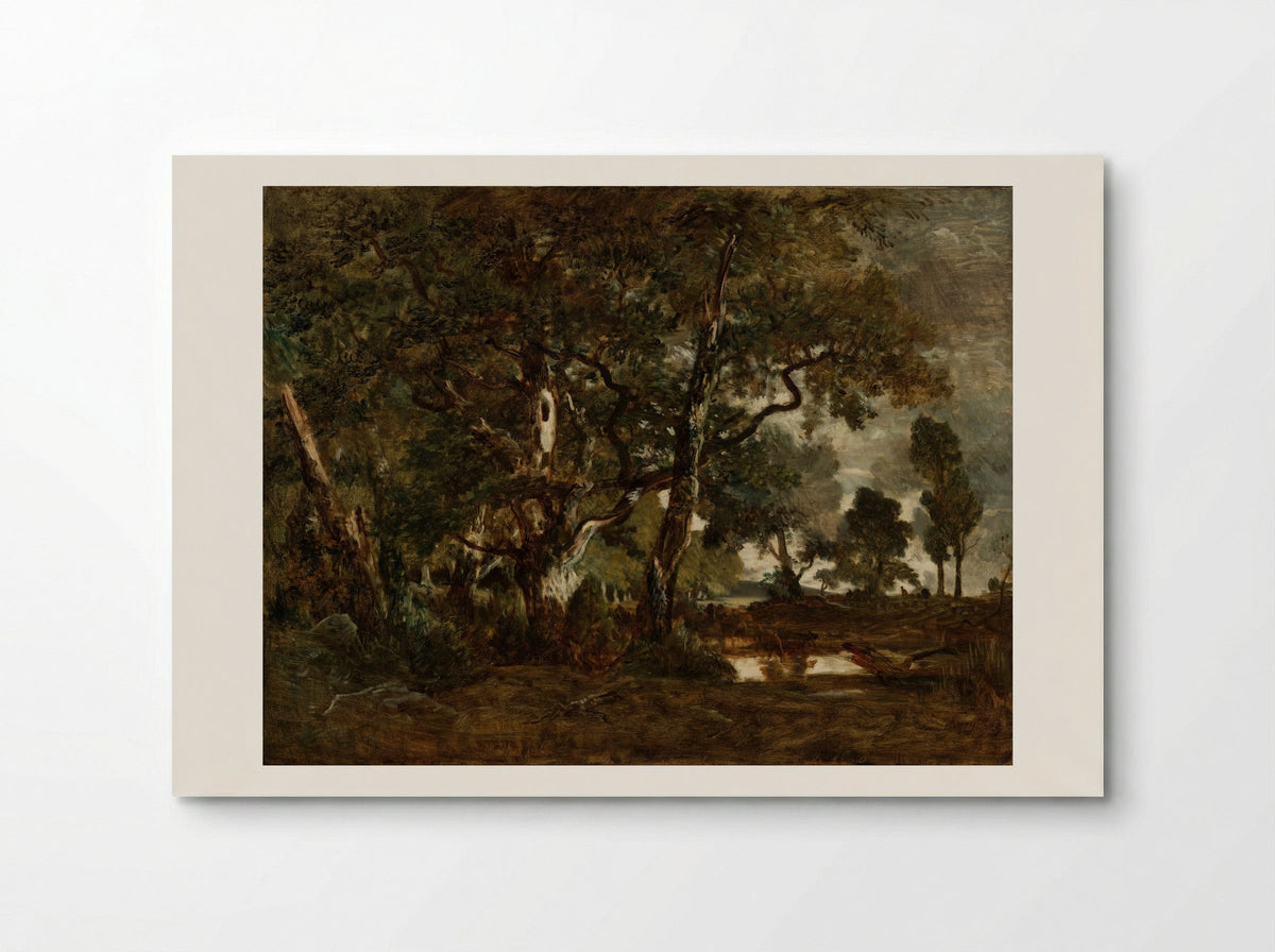 Rendez-vous de chasse, Forest of Fontainebleau - Théodore Rousseau - Poster