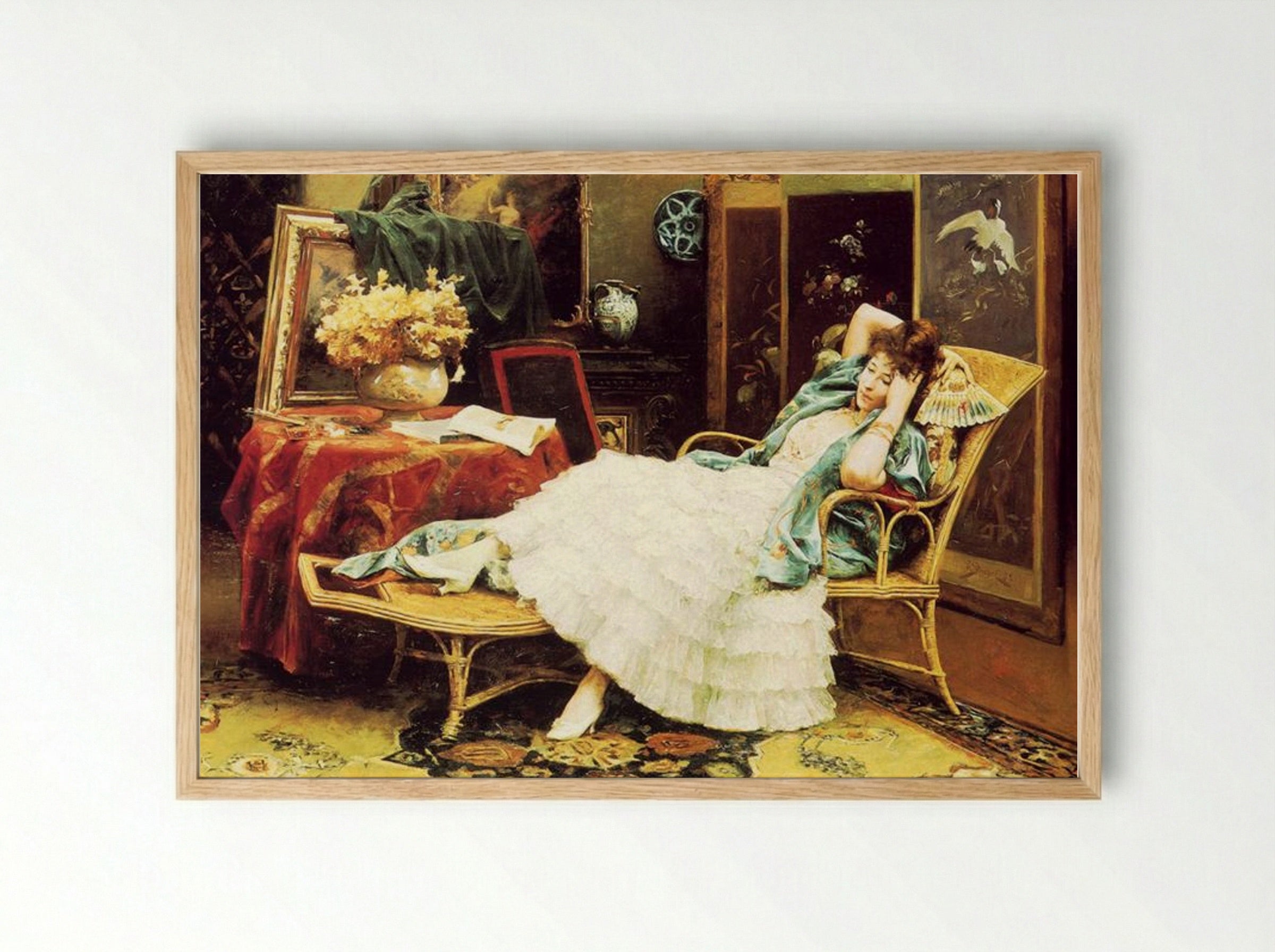 Repose - Julius LeBlanc Stewart - Framed Print Wood
