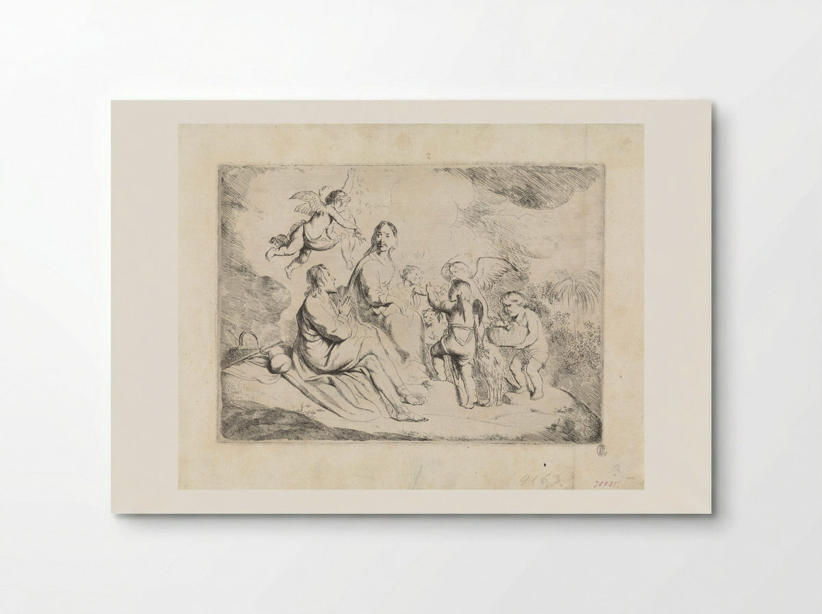 Rest on the Flight into Egypt - Hans Horions - Poster