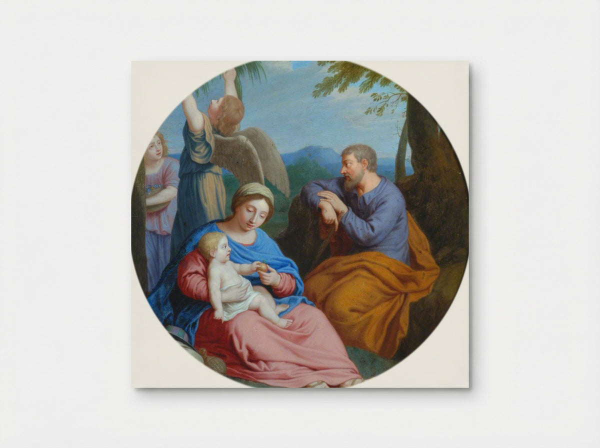 Rest on the Flight into Egypt - Simone Cantarini - Poster