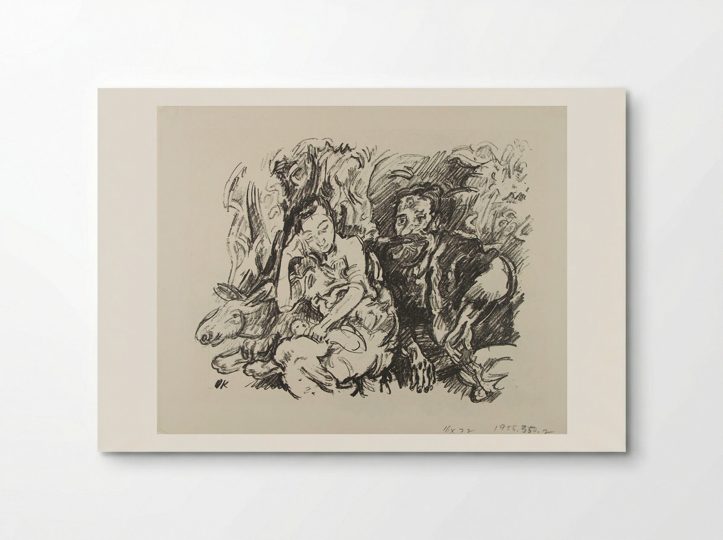 Rest on the Flight to Egypt - Oskar Kokoschka - Poster