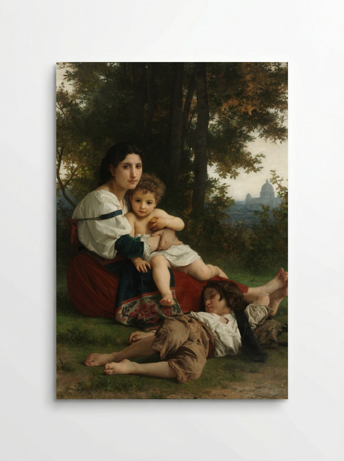 Rest - William Adolphe Bouguereau - Poster