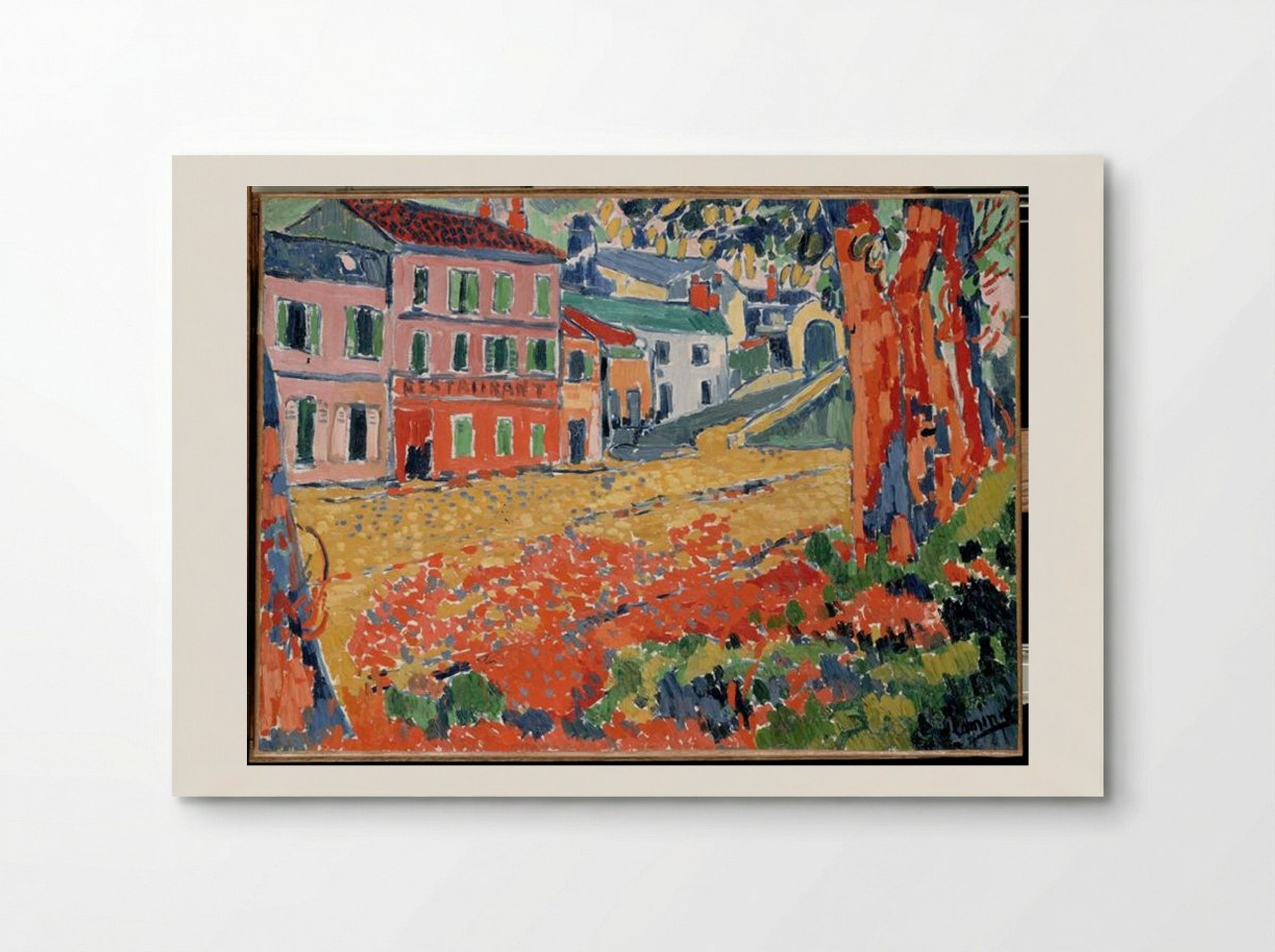 Restaurant de la Machine at Bougival - Maurice de Vlaminck - Poster