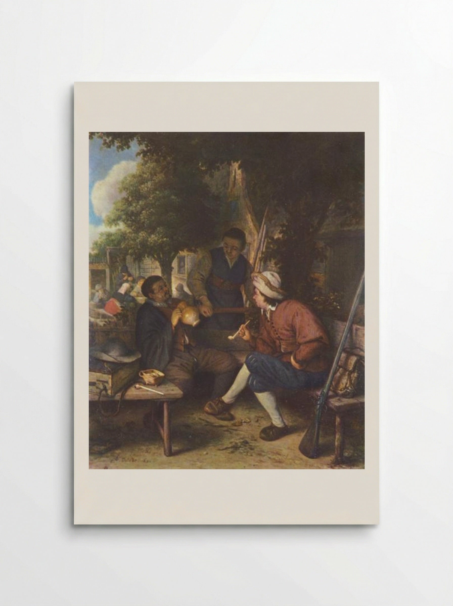 Resting Travellers - Adriaen van Ostade - Poster