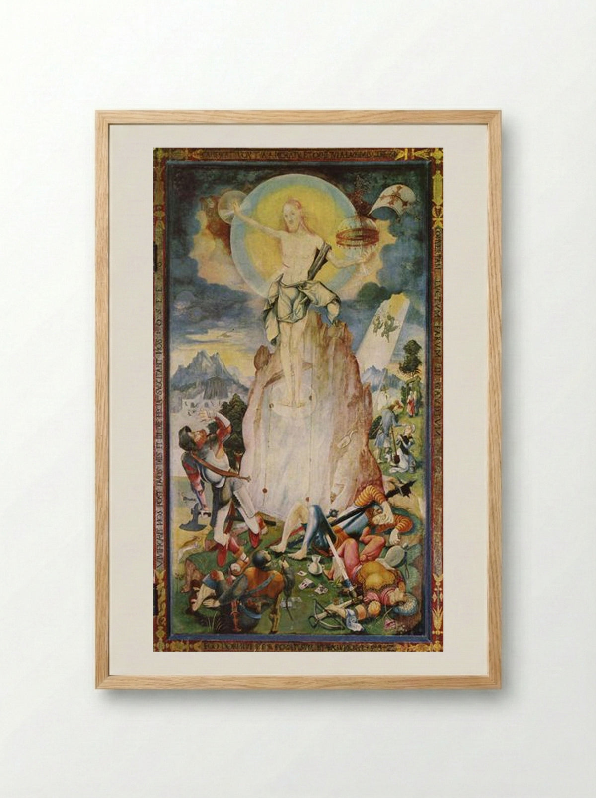 Resurrection of Christ - Jerg Ratgeb - Framed Print Wood