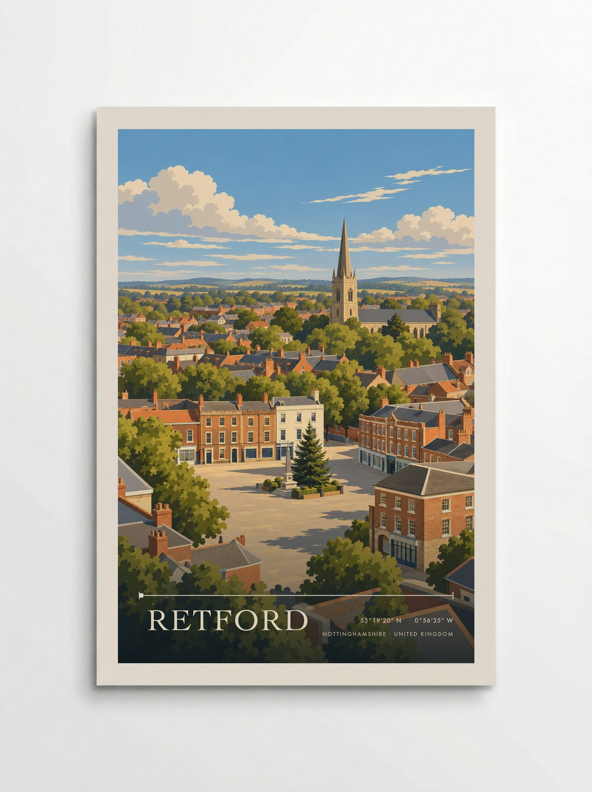 Retford, Nottinghamshire | Travel Poster - Poster