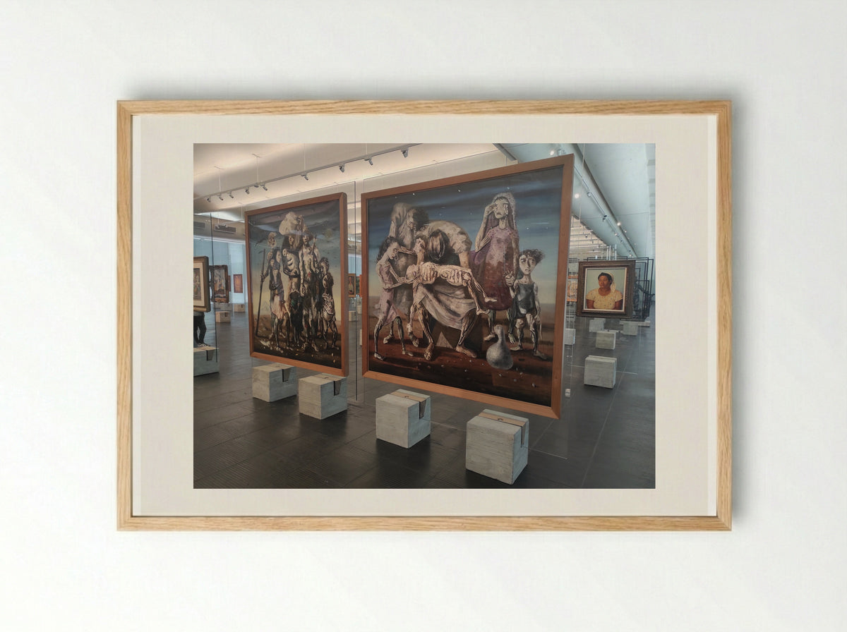 Retirantes - Candido Portinari - Framed Print Wood