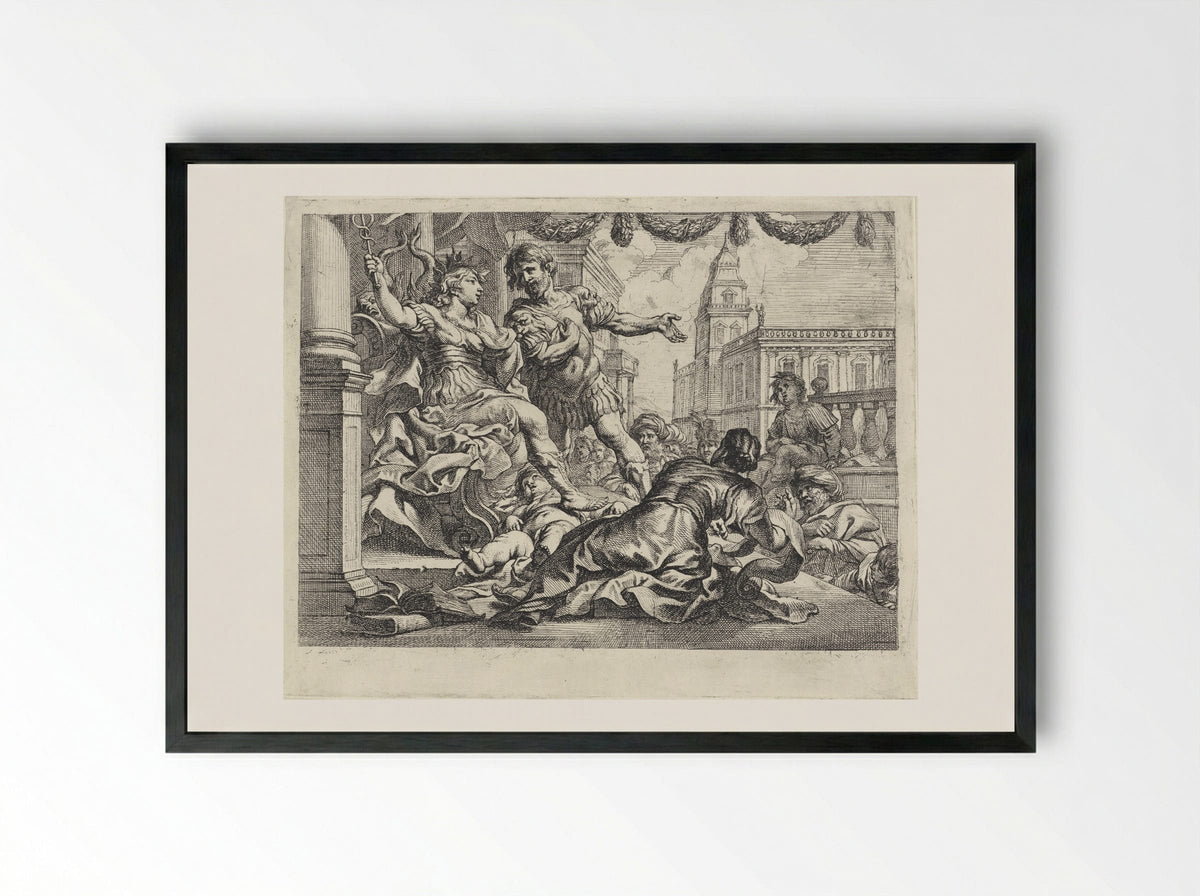 Retorica - Cornelis Schut (I) - Framed Print Black