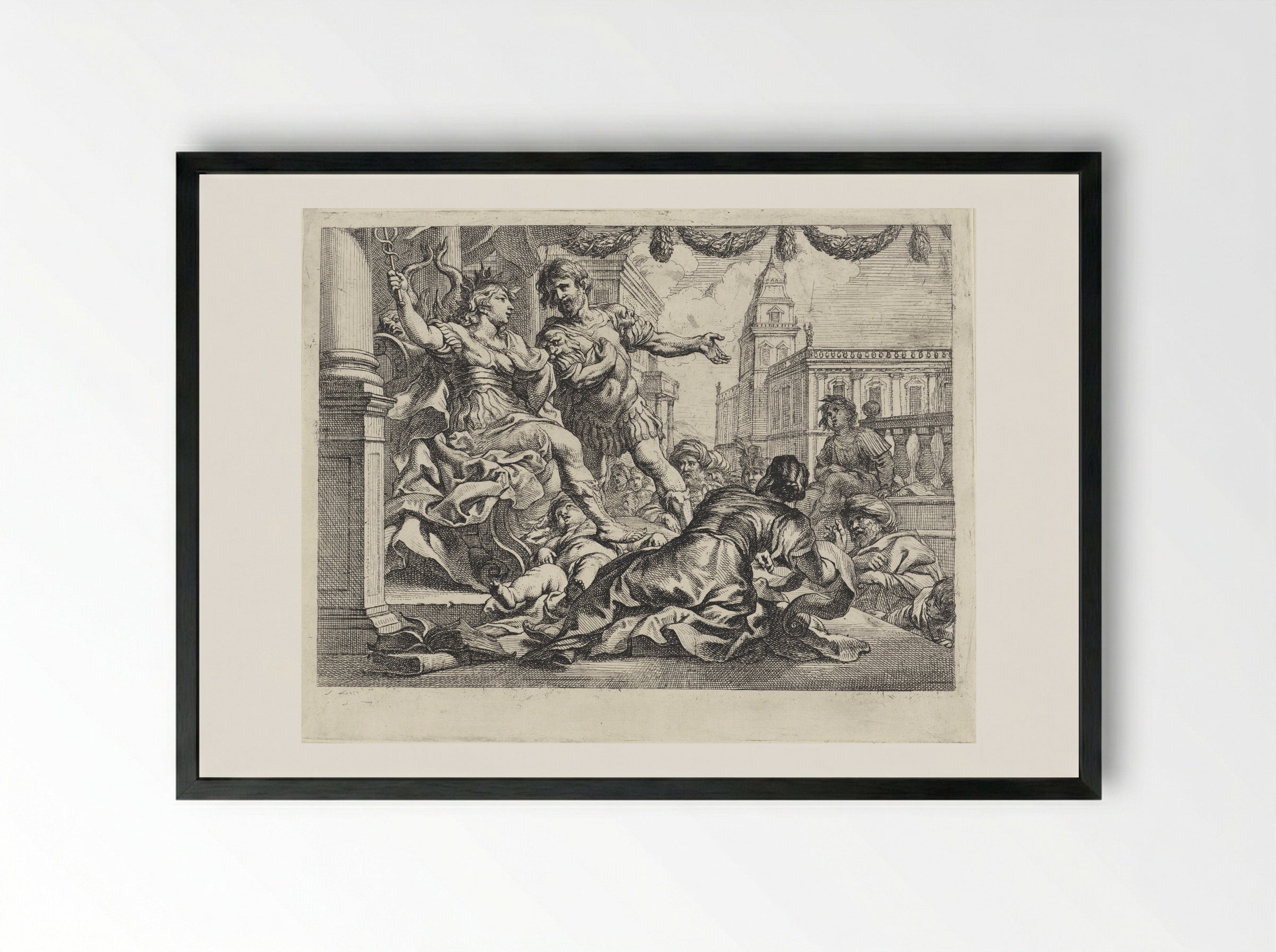 Retorica - Cornelis Schut (I) - Framed Print Black