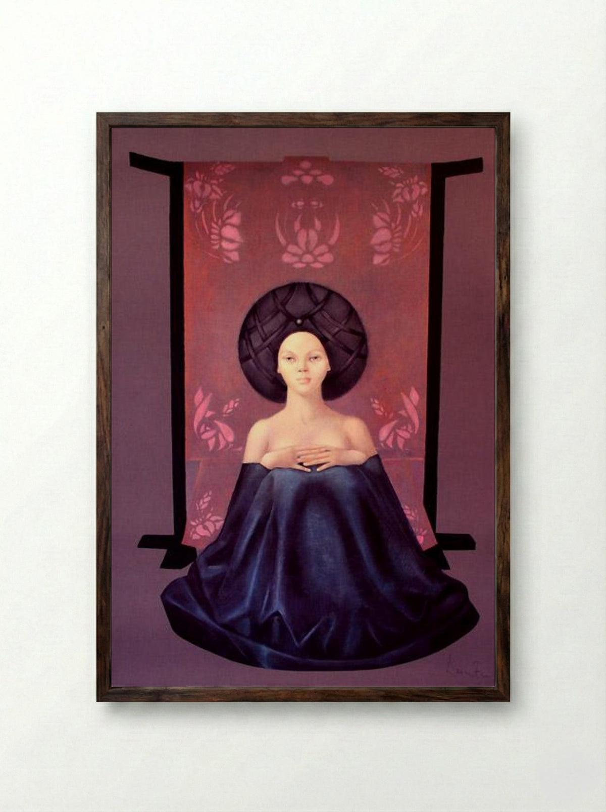 Retour de voyage II - Leonor Fini - Framed Print Dark Wood