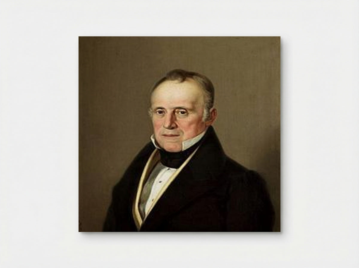 Retrato de hombre - Joaquín Manuel Fernández Cruzado - Poster