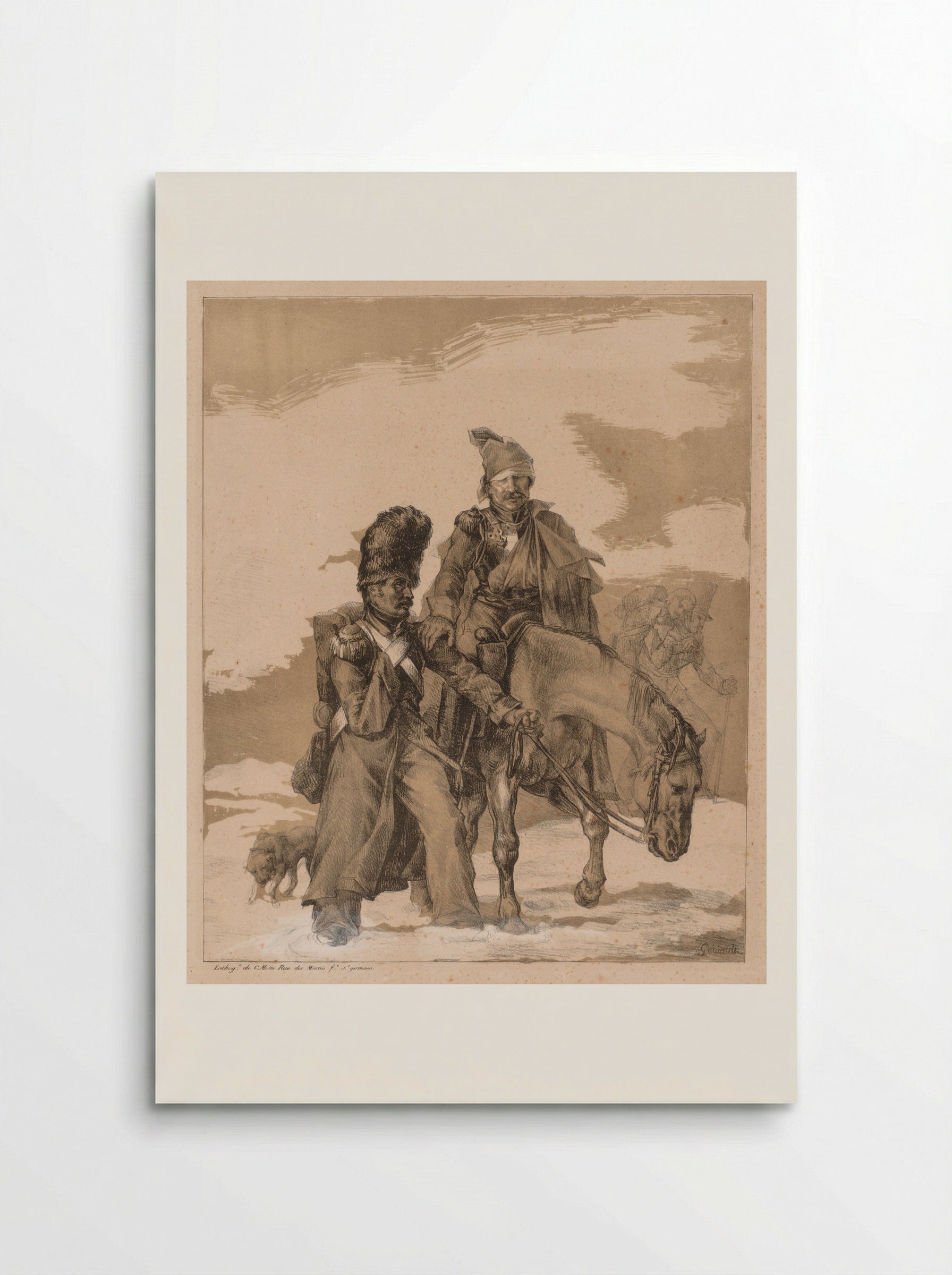 Return from Russia - Théodore Géricault - Poster