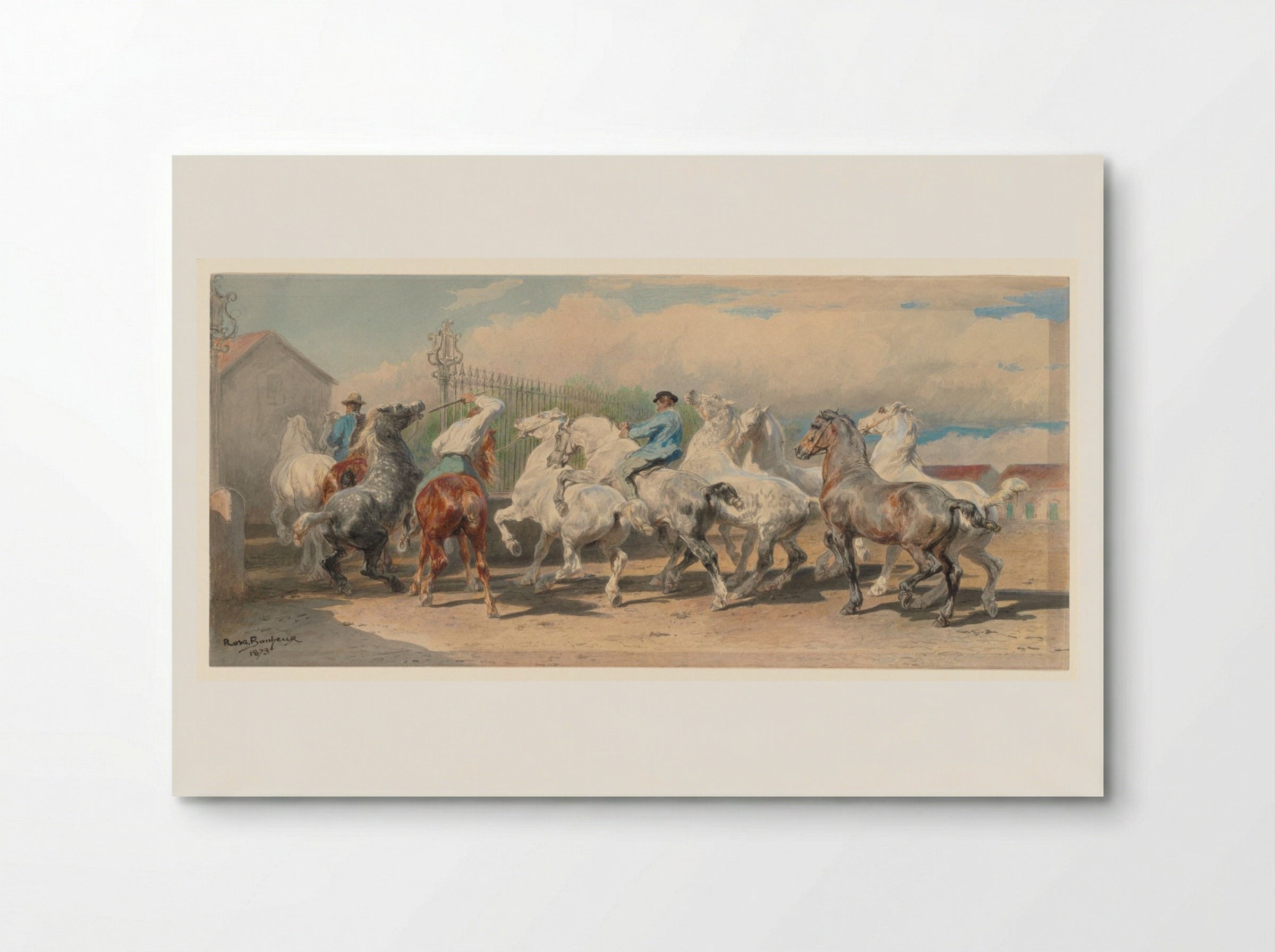 Return from the Horse Fair - Rosa Bonheur - Poster