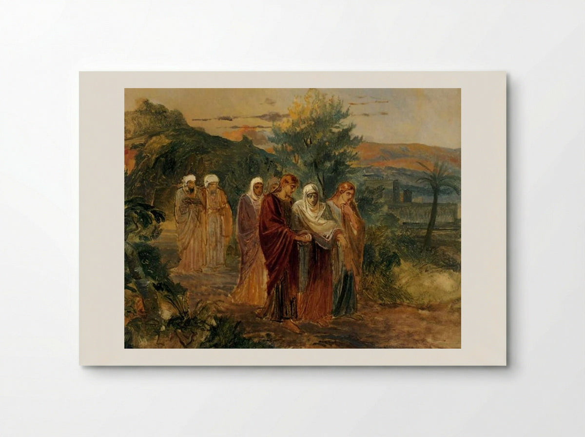 Returning from the Burial of Christ - Nikolai Ge - Poster