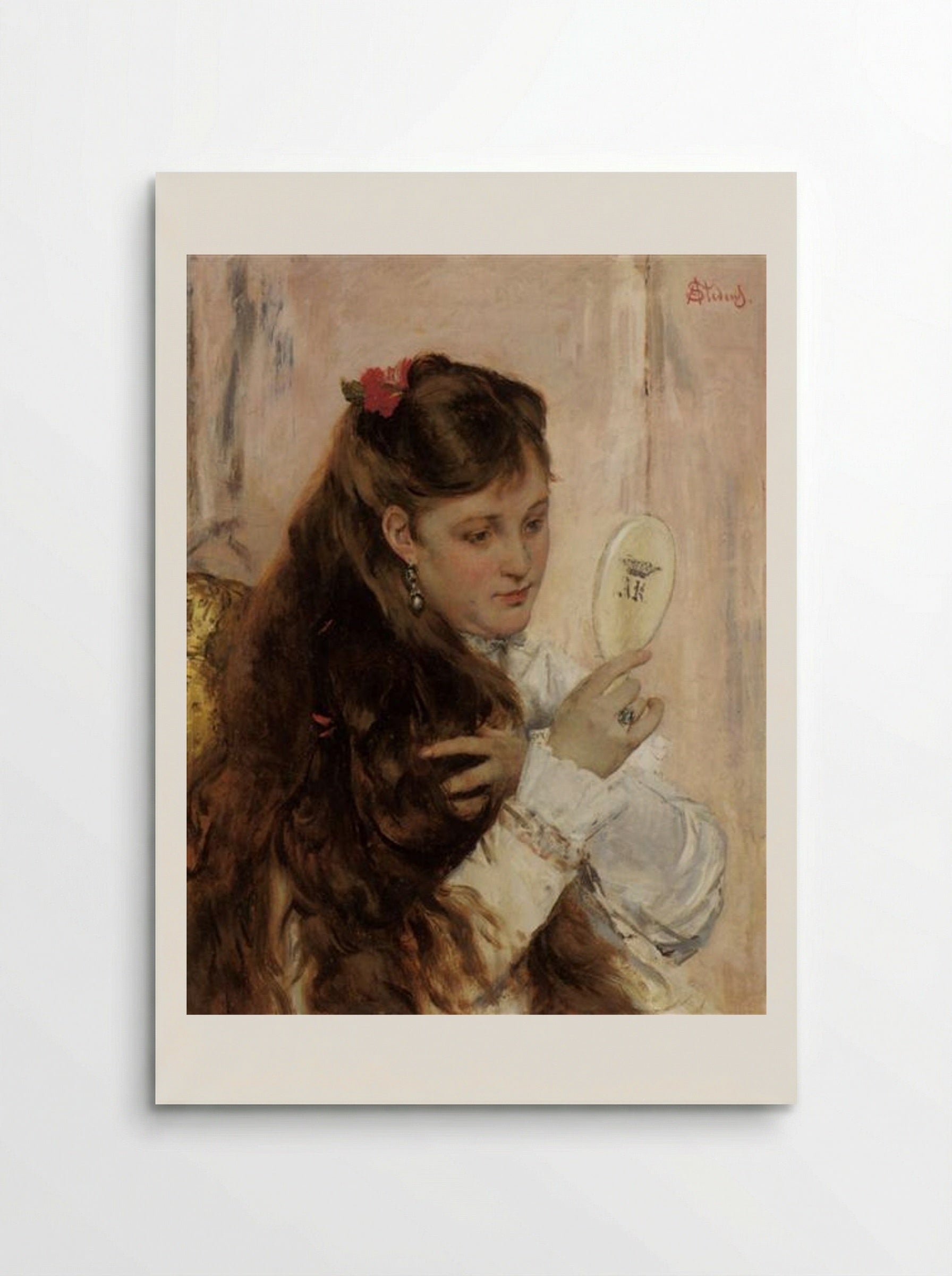 Reveil - Alfred Stevens - Poster