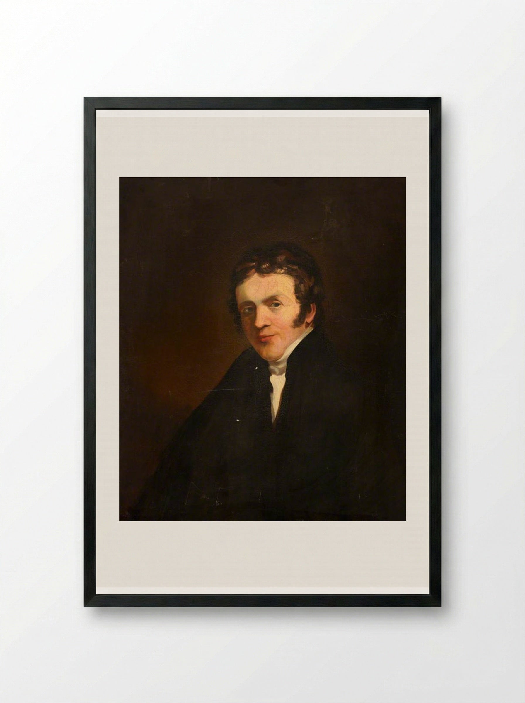 Reverend David McNicoll - John Jackson - Framed Print Black