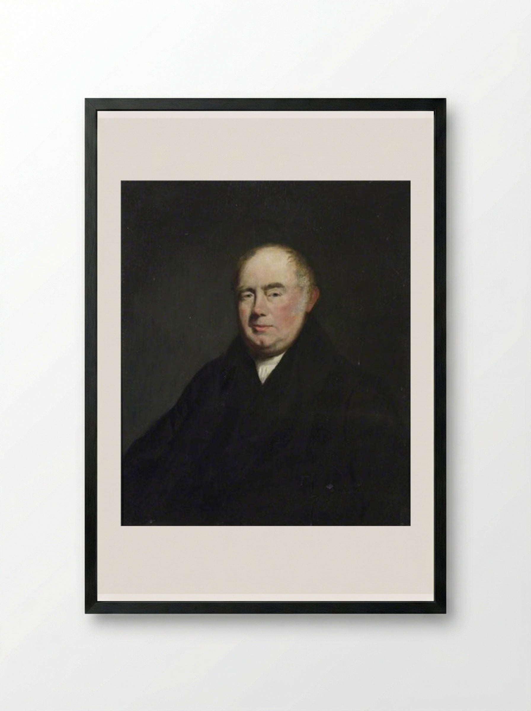 Reverend George Morley - John Jackson - Framed Print Black
